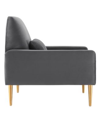 Liliana Performance Velvet Armchair