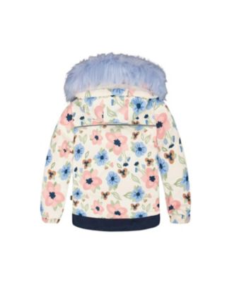 Girls' Two-Piece Discover Snowsuit with Floral Printed Jacket - Little Kid, Big Kid