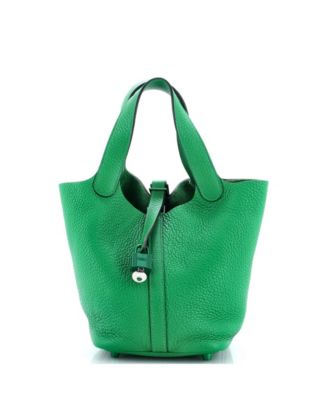 PM Monochrome Picotin Lock Bag Clemence