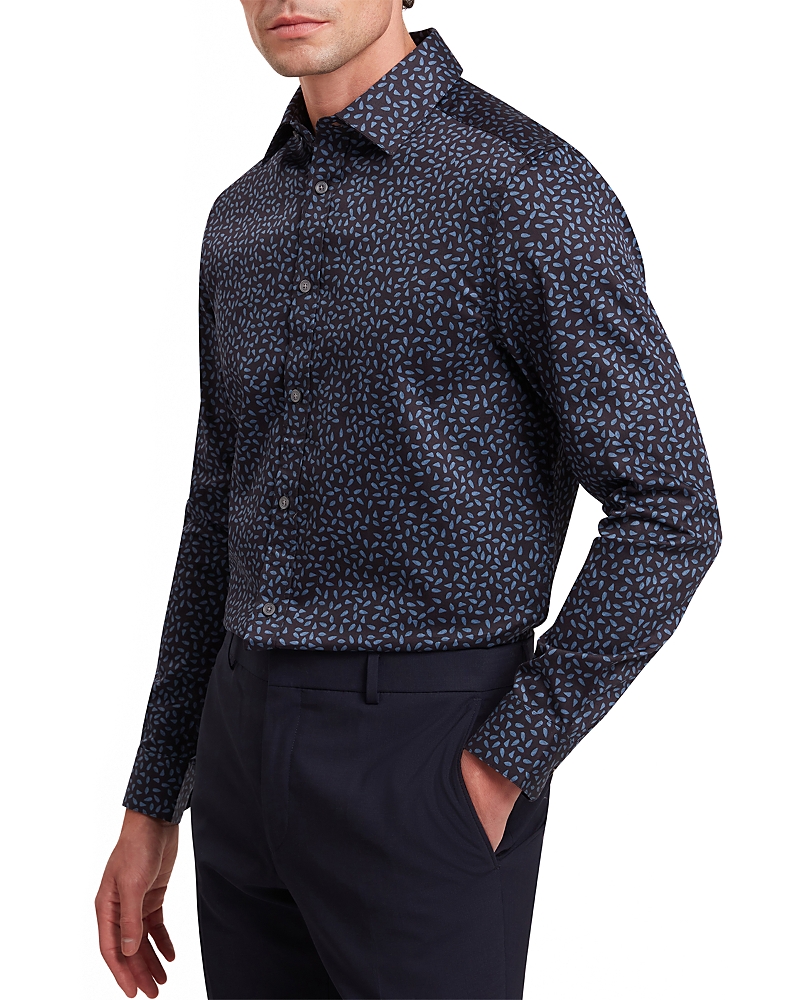 Ted Baker Blockly Long Sleeve Mini Leaf Shirt