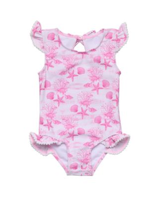 Girls' Lagoon Frill Swimsuit - Baby, Little Kid