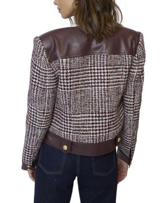  Women's Billie Houndstooth Combo Jacket