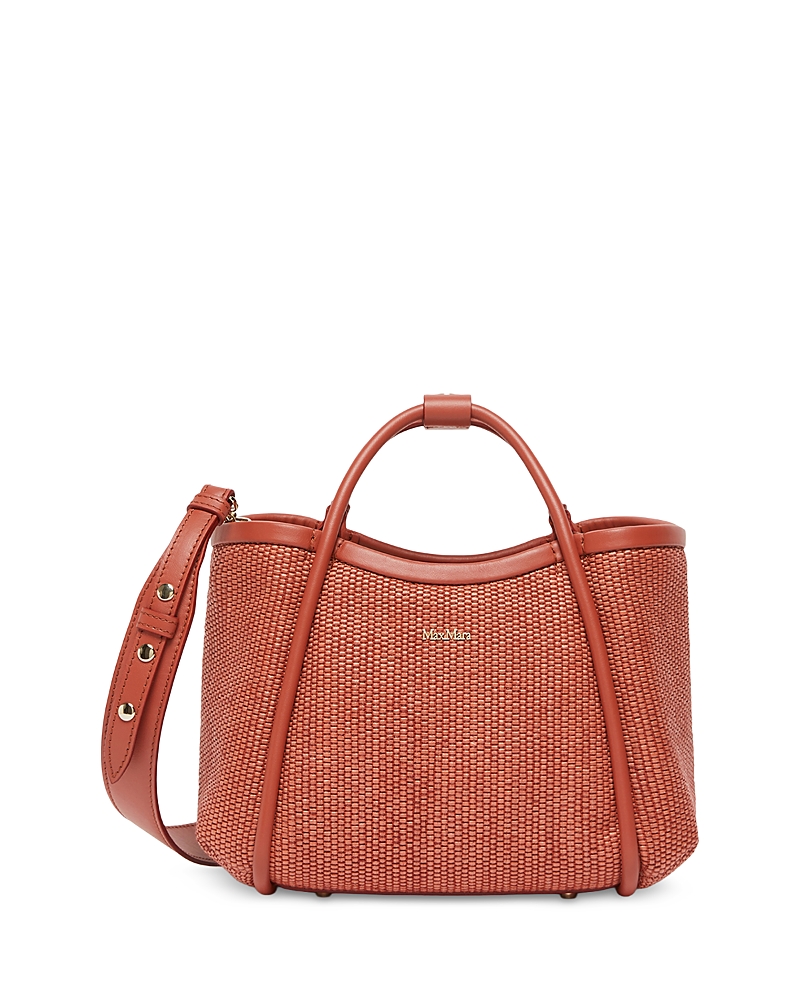 Max Mara Marine Basketweave Mini Bag
