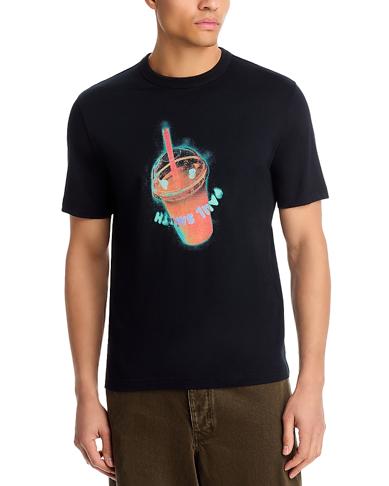 Ps Paul Smith Drink Print Tee