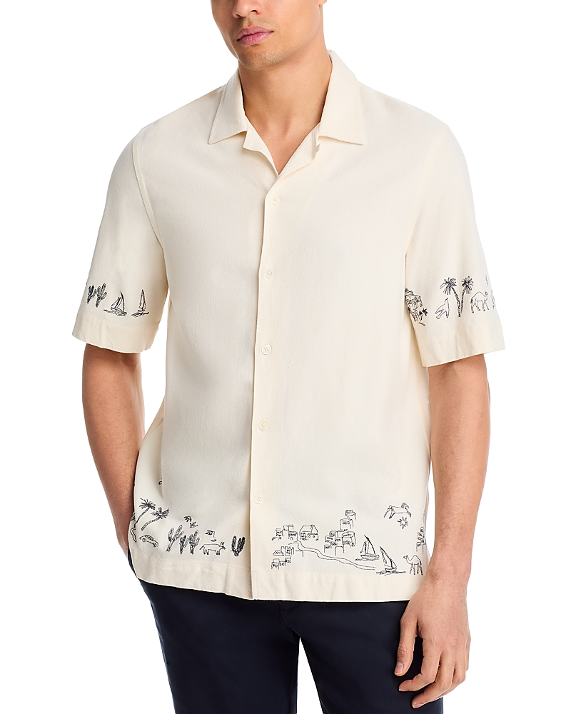 Paul Smith Embroidered Short Sleeve Shirt