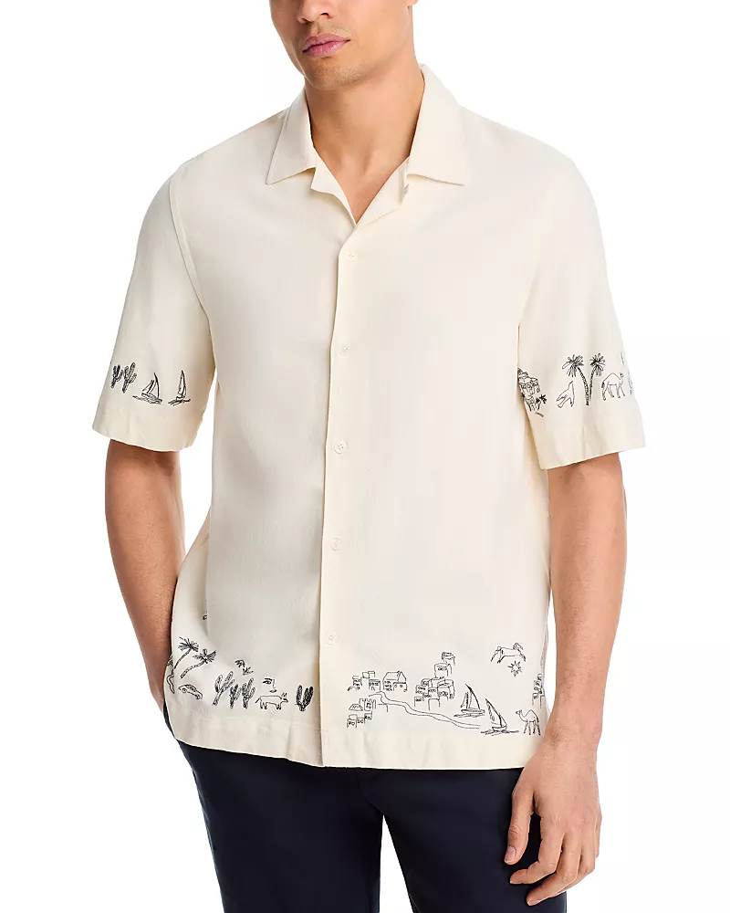 Paul Smith Embroidered Short Sleeve Shirt
