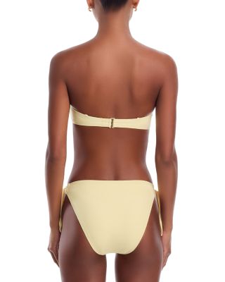 Libby Tie Front Bandeau Bikini Top & Diana Side Tie Bikini Bottom