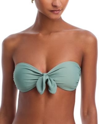 Libby Tie Front Bandeau Bikini Top & Diana Side Tie Bikini Bottom