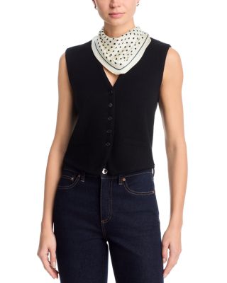 Dot Diamond Silk Scarf