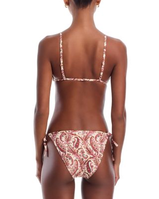 Cameron Tie Front Triangle Bikini Top