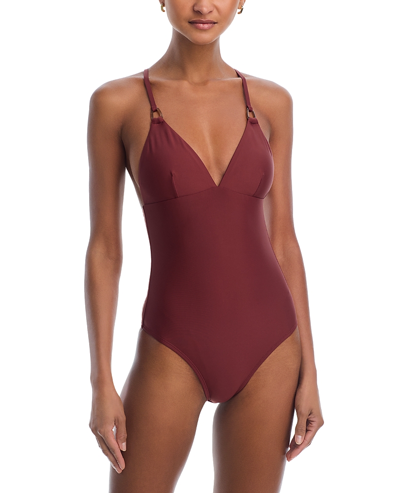 Paige Daisy Tie Back One Piece Swimsuit