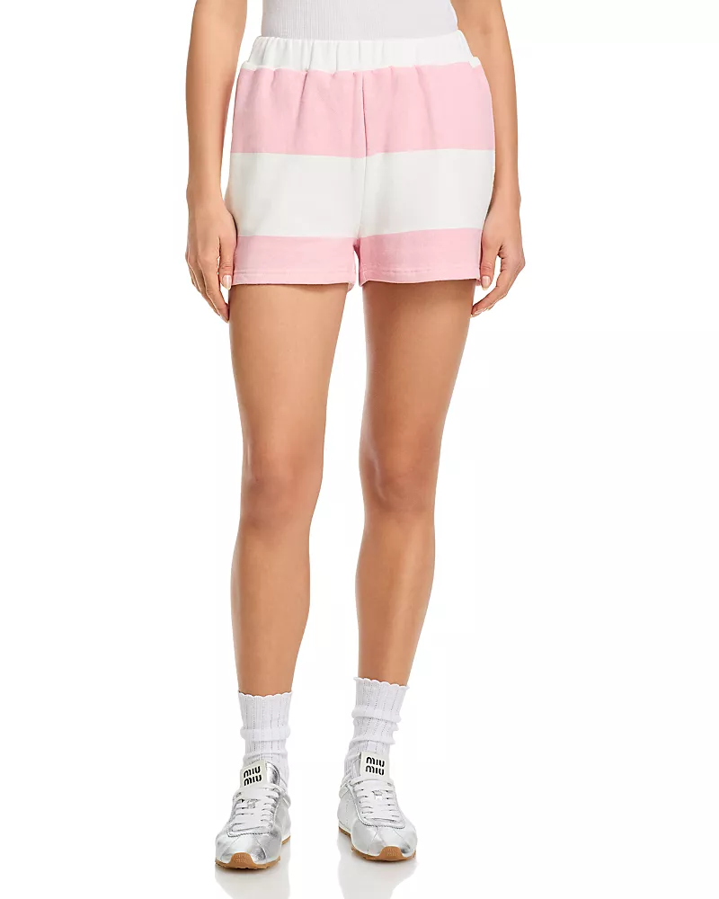 Vintage Havana Striped Terry Shorts