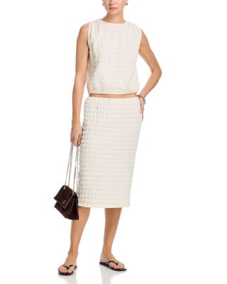 Bradley Crewneck Textured Top 