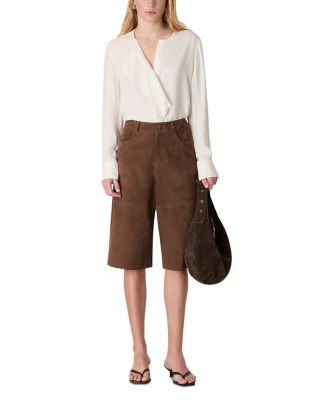 Draped Ruffle Blouse