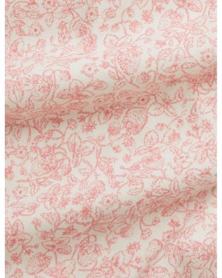 Girls' Strawberry Print Cotton Bubble Shortall - Baby