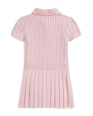 Girls' Mini Cable Polo Sweater Dress - Baby