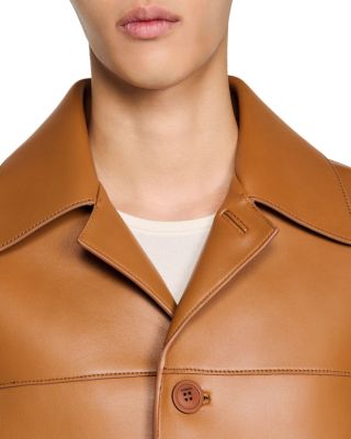 Philip Buttoned Lambskin Jacket