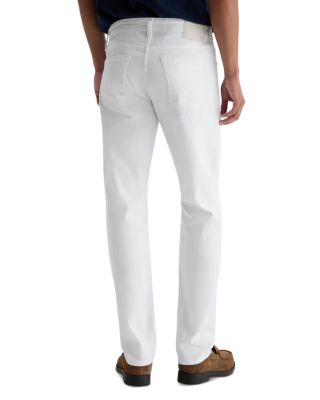 Tellis Slim Straight Fit White Jeans