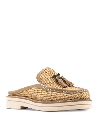 Women's Tassel Mule Loafers