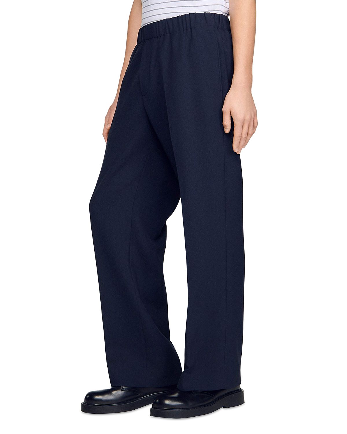 Sandro Wide Leg Trousers