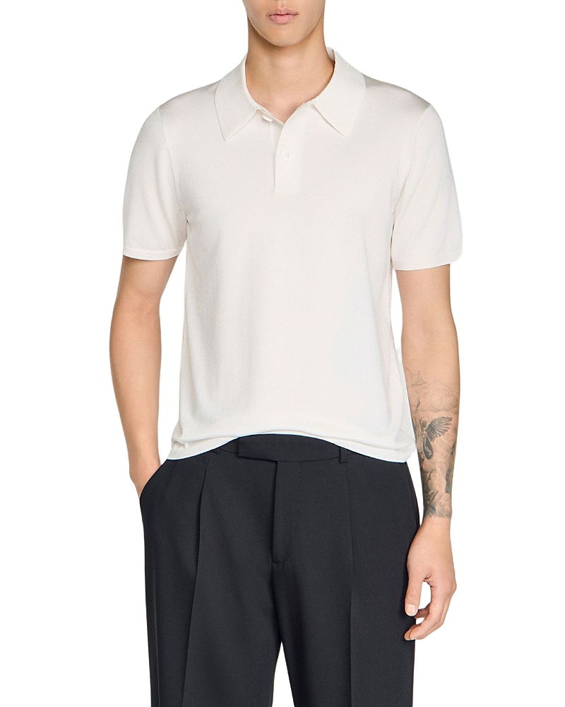 Sandro Pablo Slim Fit Knit Polo Shirt