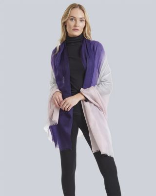 Ultrafine Ombr&eacute; Cashmere Wrap