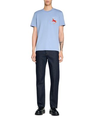  Embroidered Horse Cotton Tee