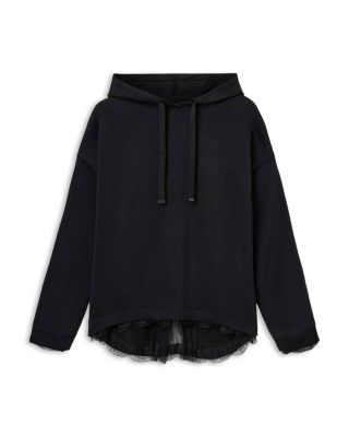 Nia Lace Trim Hoodie