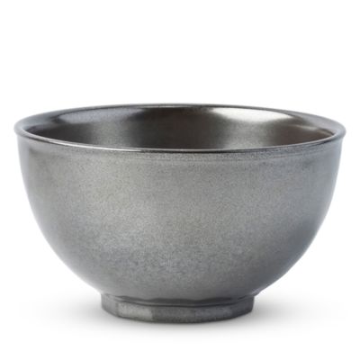 Pewter Stoneware Cereal/Ice Cream Bowl