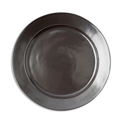 Pewter Stoneware Round Charger