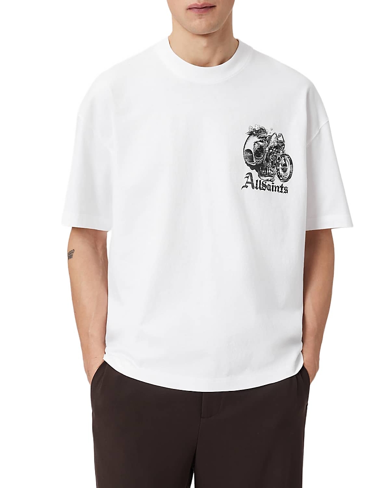 Allsaints Panhead Logo Graphic Tee