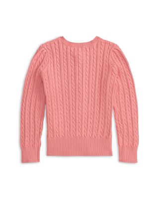 Girls' Mini-Cable Cotton Cardigan - Little Kid