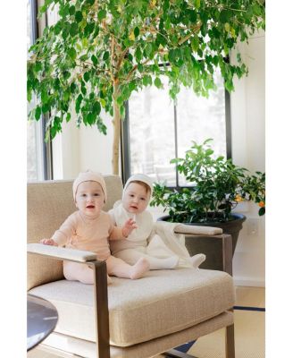  Unisex Heart and Star Button Pointelle Collection Paci Lovey - Baby