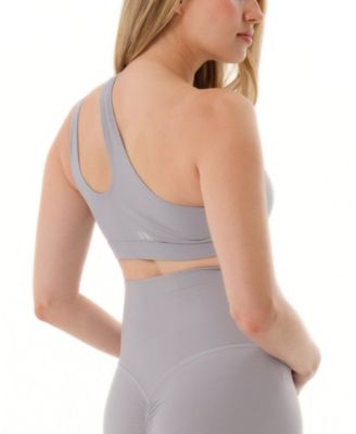 Women's One-Shoulder with Easy-Release Breastfeeding Clips Cross Body Nursing Bra