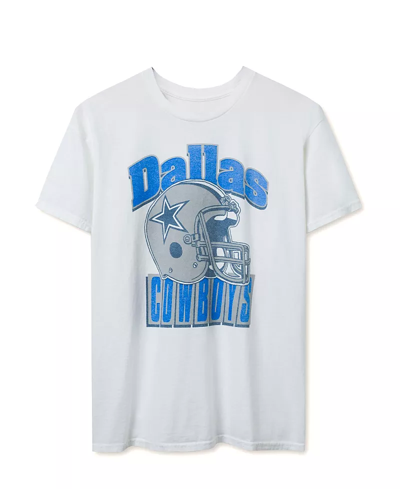 Junk Food Clothing Unisex Nfl Dallas Cowboys Throwback Helmet Flea Market Tee