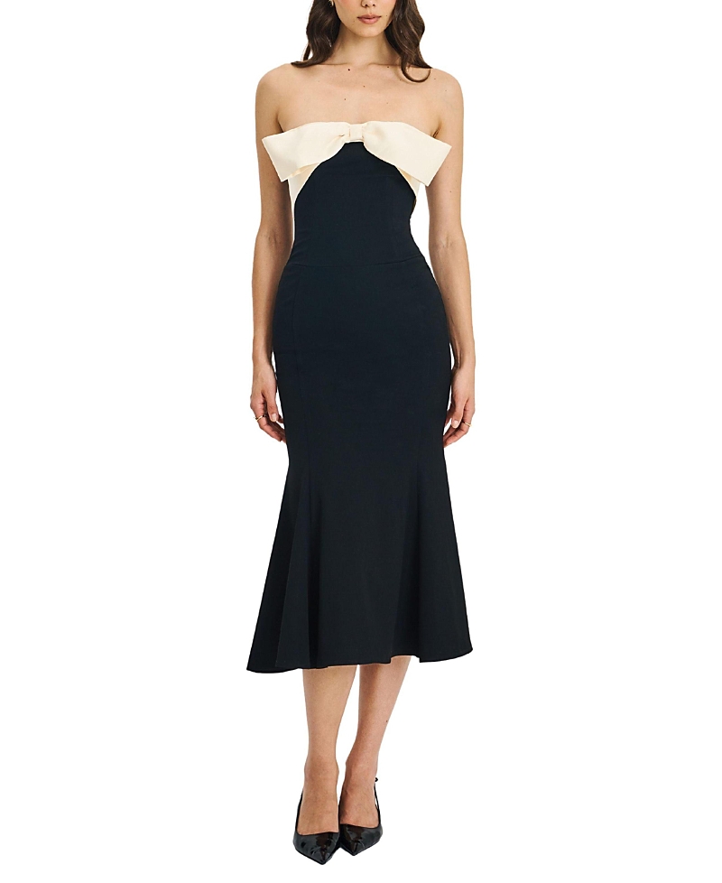 Miss Circle Saige Mermaid Maxi Dress with Bow Bustline