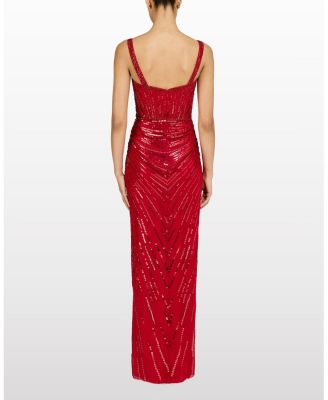 Chrissy Sequin-Embellished Dress