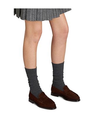  Women's Suede Penny Loafer