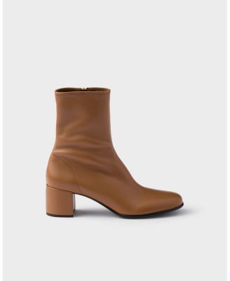  Women's Stretch Nappa Leather Booties