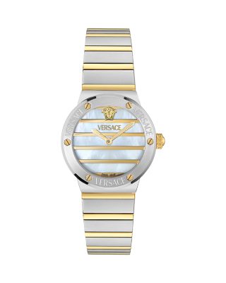 Greca Logo Pearl Bracelet Watch, 33mm