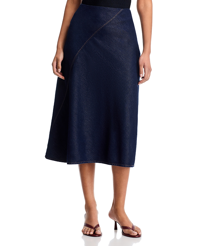 rag & bone Lisbon Denim Skirt in Oceanrinse