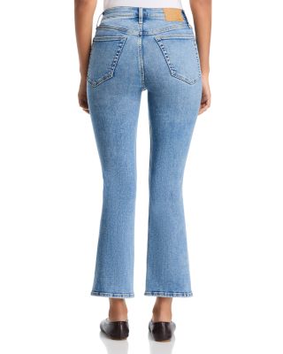 Flexi Peyton Mid Rise Ankle Jeans in Tansy