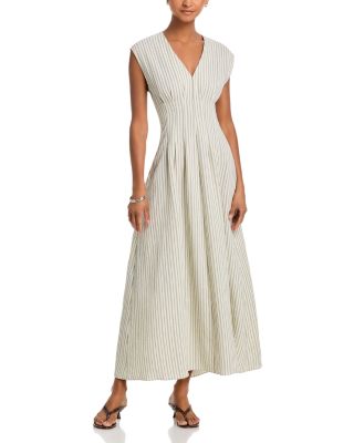 Ines Stripe Satin Dress