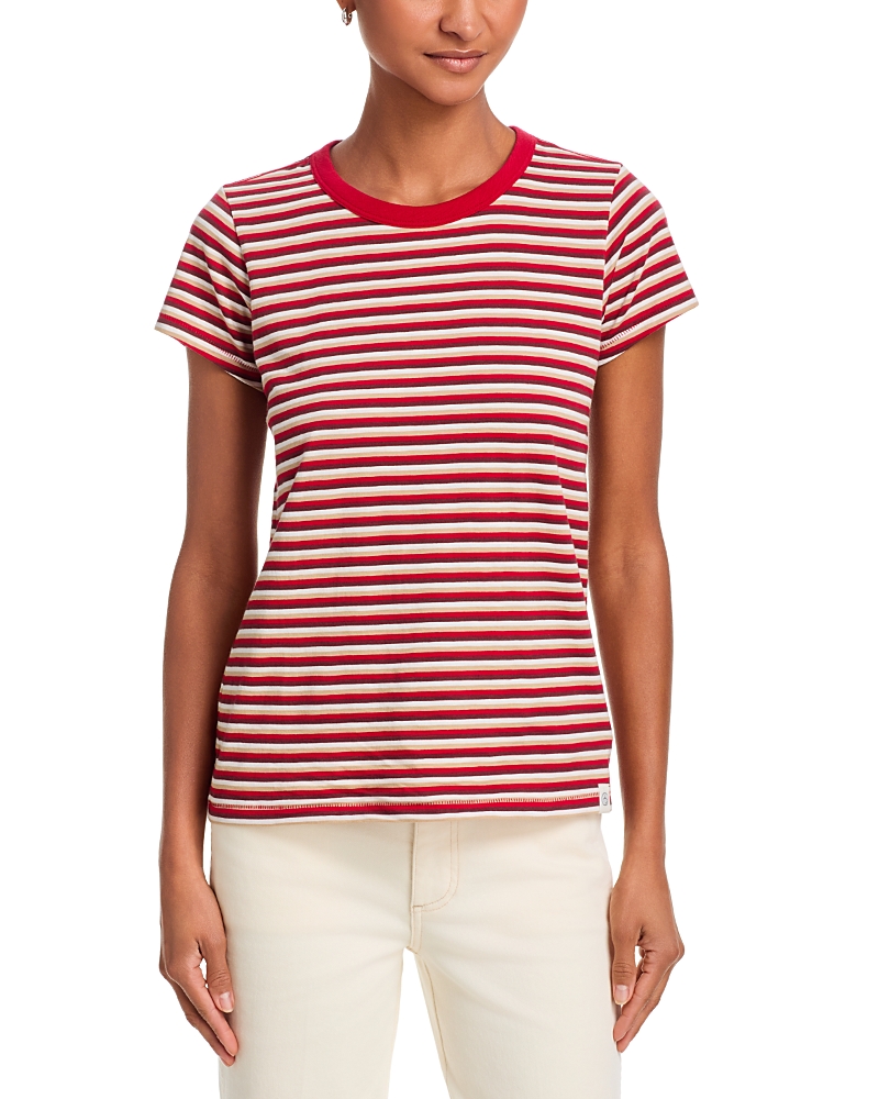 Rag & Bone The Slub Striped Tee