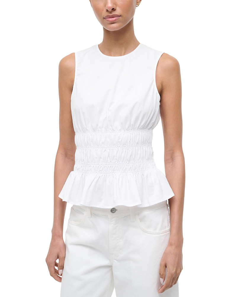 Staud Culver Peplum Top