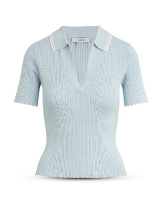 The Jess Pointelle Polo Shirt