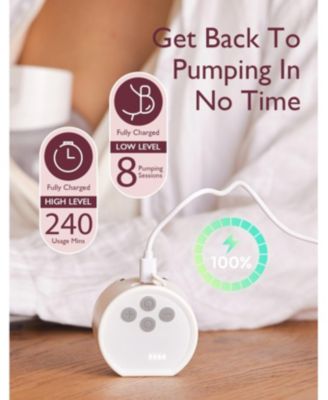 Hands-Free Breast Pump S12 Pro, Wearable Portable Pump with Soft DoubleFit Flange, 2 Pack