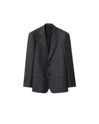 Wool Flannel Tailored Jacket
