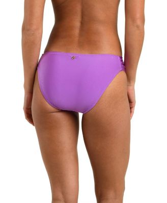 Solid Shirred Side Hipster Bottom