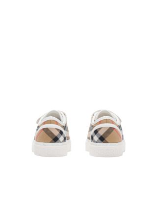  Check Cotton Sneakers - Baby